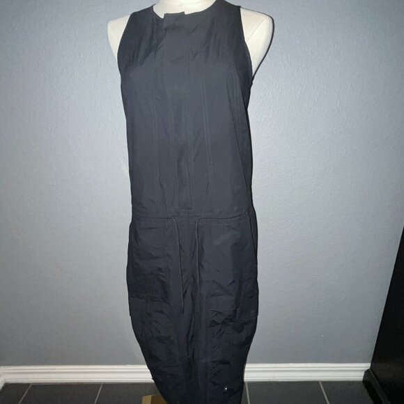 Athleta Pants - ATHLETA Canopy Parachute Cargo Jumpsuit Lightweight Nylon Sleeveless - Black - 0